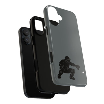 Baseball Catcher Phone Case, Sports Phone Accessory, Tough Cases, Gift for Athletes, Sports Fan Merchandise, Unique Design - TRV