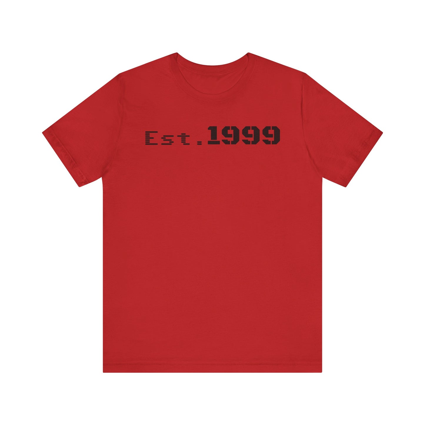 Established 1999 Unisex Tee | Vintage Birth Year Shirt, Casual Birthday Gift, Personalized Family Reunion Apparel, Retro Style [...] - TRV