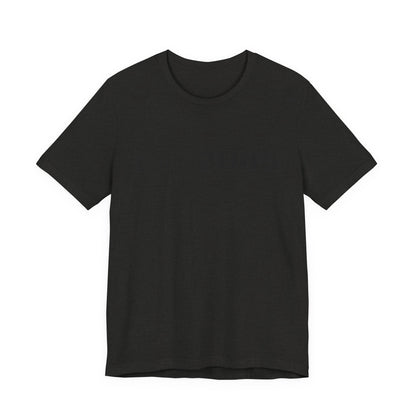 Black Est. 2005 T-shirt by Printify featuring minimal anniversary year design on soft cotton fabric.