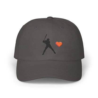 Baseball Love Dad Cap - Perfect Gift for Sports Dads, Father's Day, Casual Wear, Summer Style, Stylish Baseball Hat - TRV