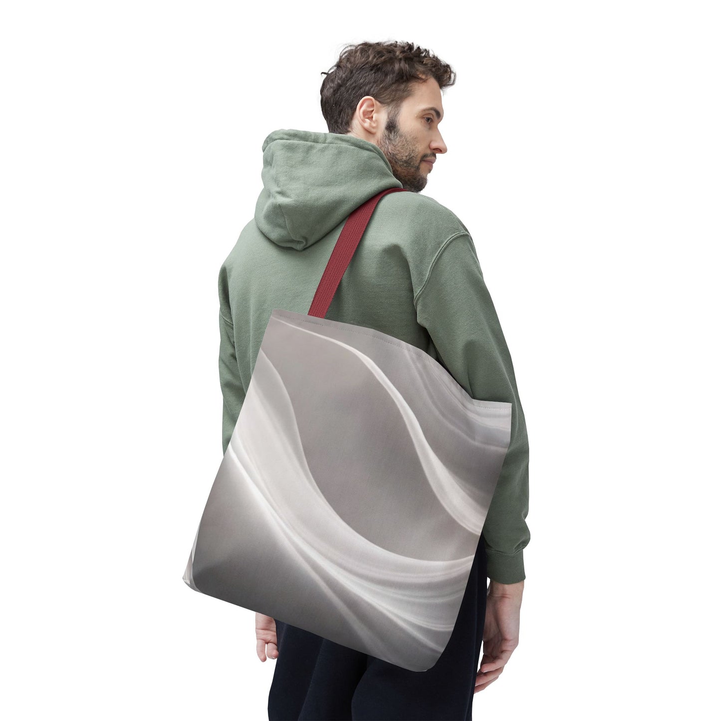 Soft Marble Wave Tote