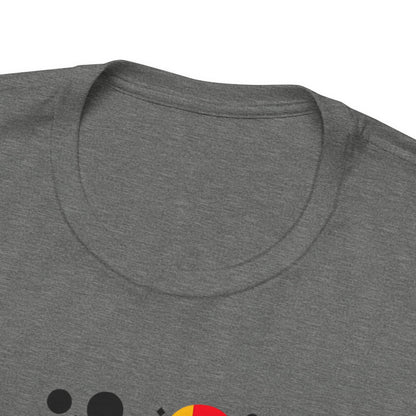 Artistic Heart Unisex Jersey Tee - Vibrant Graphic Tee, Casual Wear, Gift for Art Lovers, Birthday Surprise, Everyday Comfort - TRV