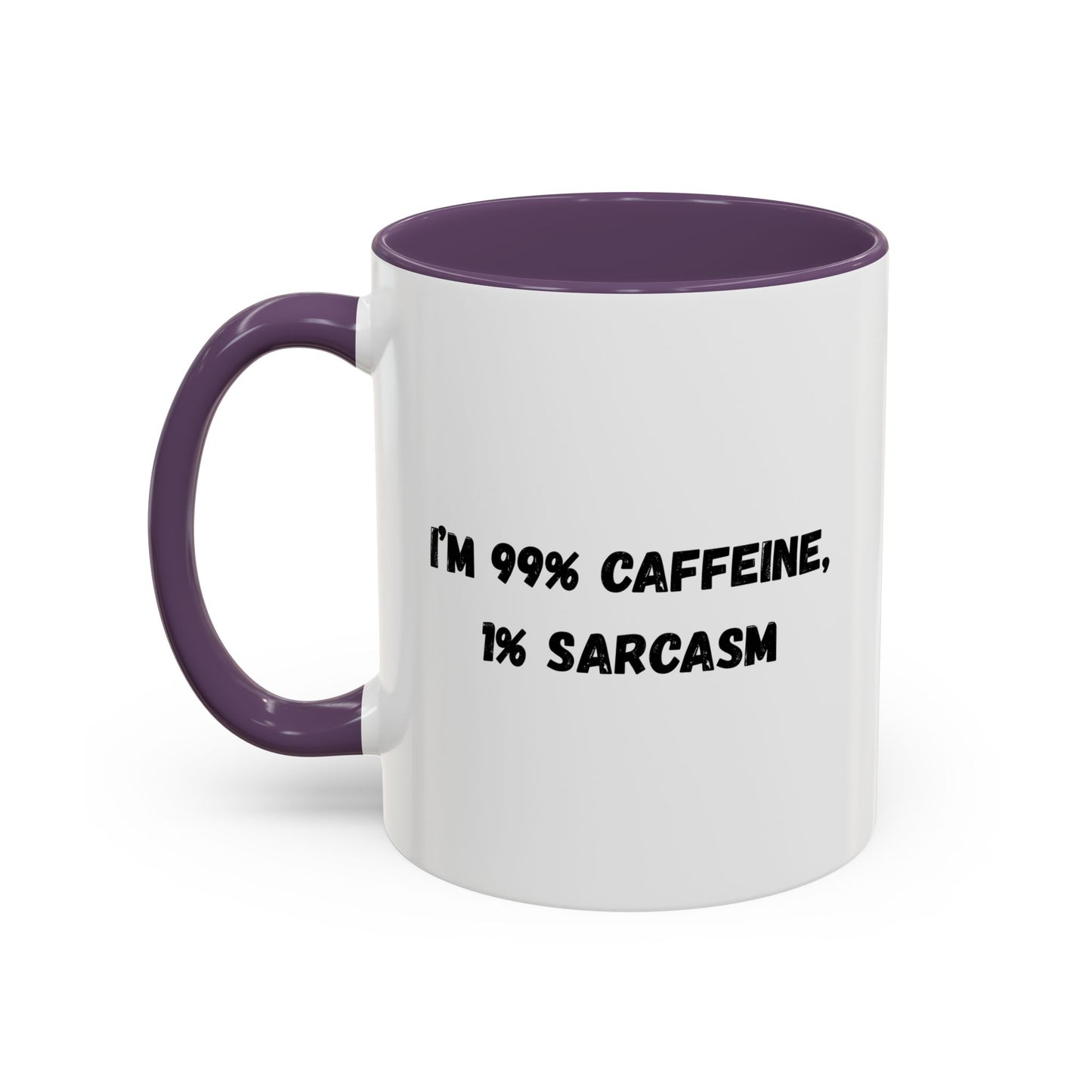 Sarcastic Coffee Mug - Funny Gift for Coffee Lovers, Black and White Accent Mug, Gift for Birthdays, Office Humor, Caffeine Enthusiasts