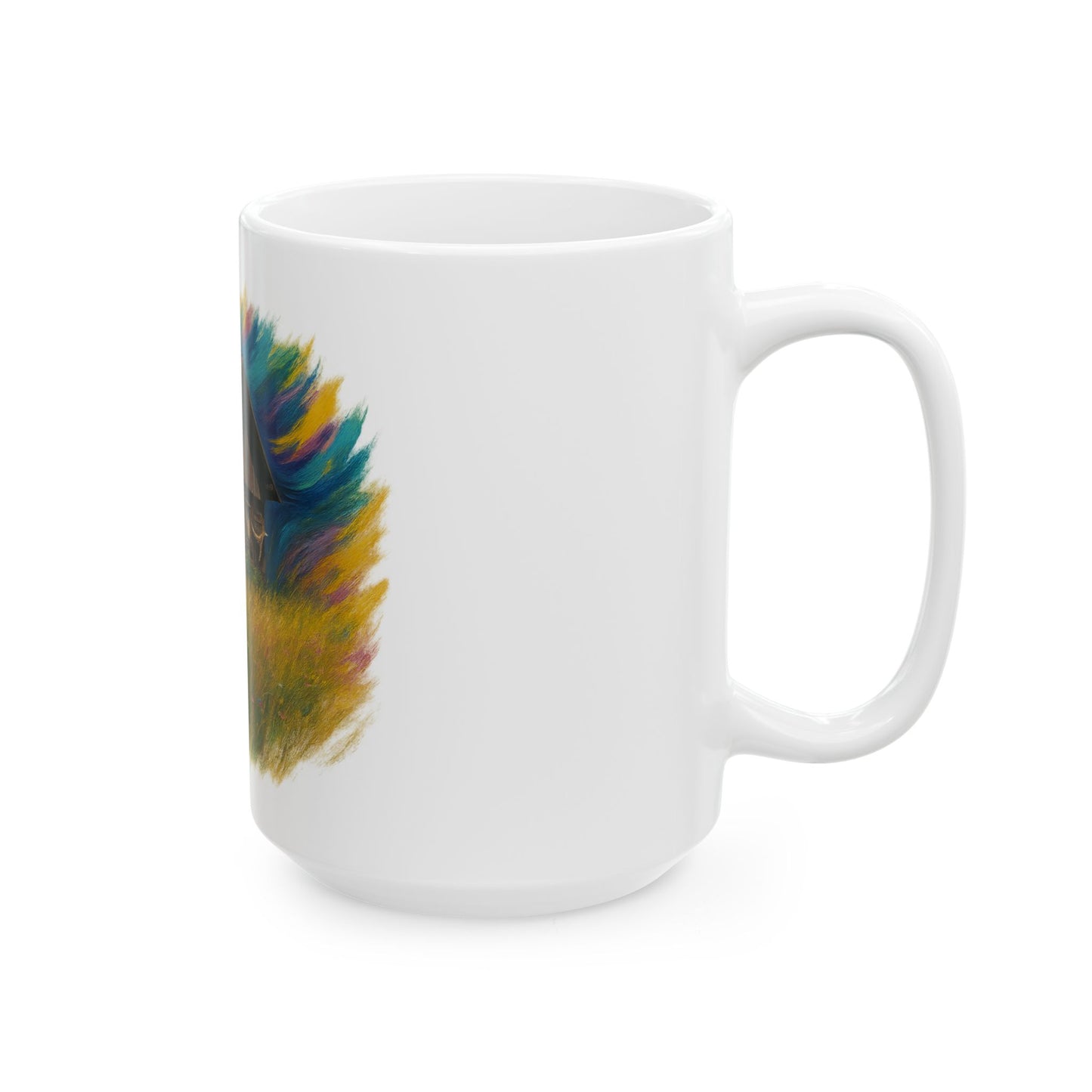 Vibrant Landscape Ceramic Mug for Nature Lovers - Perfect for Coffee, Tea, Gifts, Home Decor, 11oz & 15oz - TRV