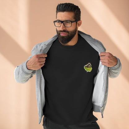 Cozy Art Print Crewneck Sweatshirt: Nature Lover, Graphic Sweater, Unique Gift, Home Decor Apparel, Casual Style - TRV