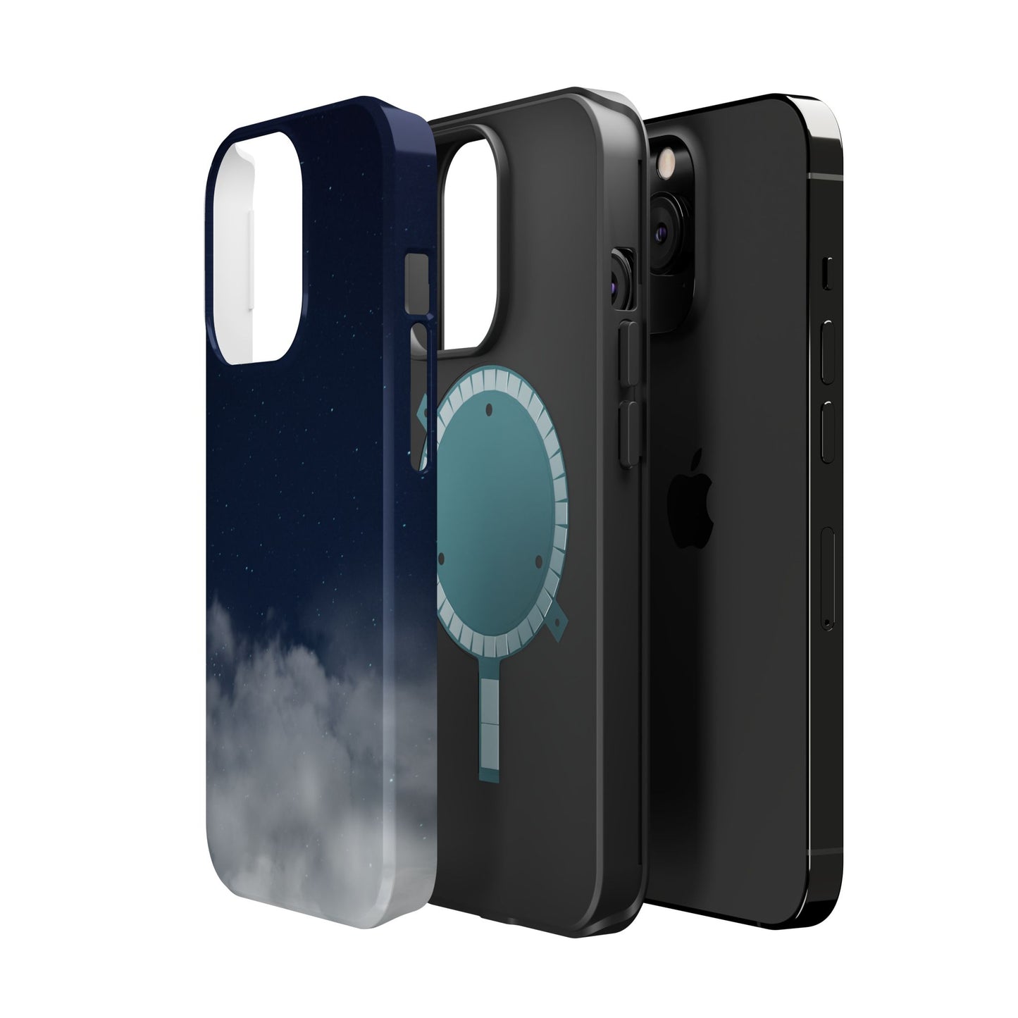 Night Sky Magnetic Impact-Resistant Phone Case — Foggy Cloud Design