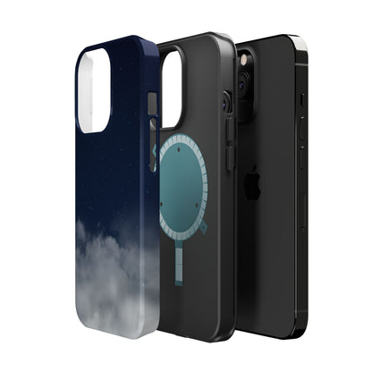 Night Sky Magnetic Impact-Resistant Phone Case — Foggy Cloud Design