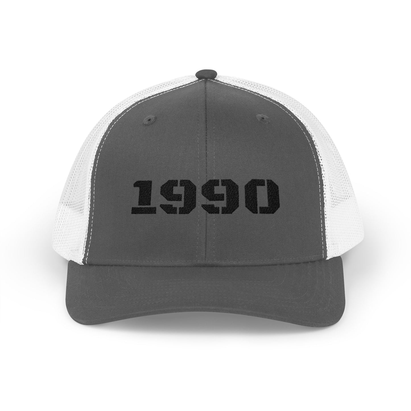 Retro 1990 Snapback Trucker Cap | Vintage Hat for 90s Nostalgia, Perfect Gift for Birthdays, Casual Wear, Summer Fun - TRV