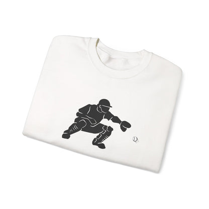 Baseball Catcher Crewneck Sweatshirt | Unisex Sports Apparel | Perfect for Game Days, Gifts, and Casual Wear | Baseball Lover's Gift - TRV