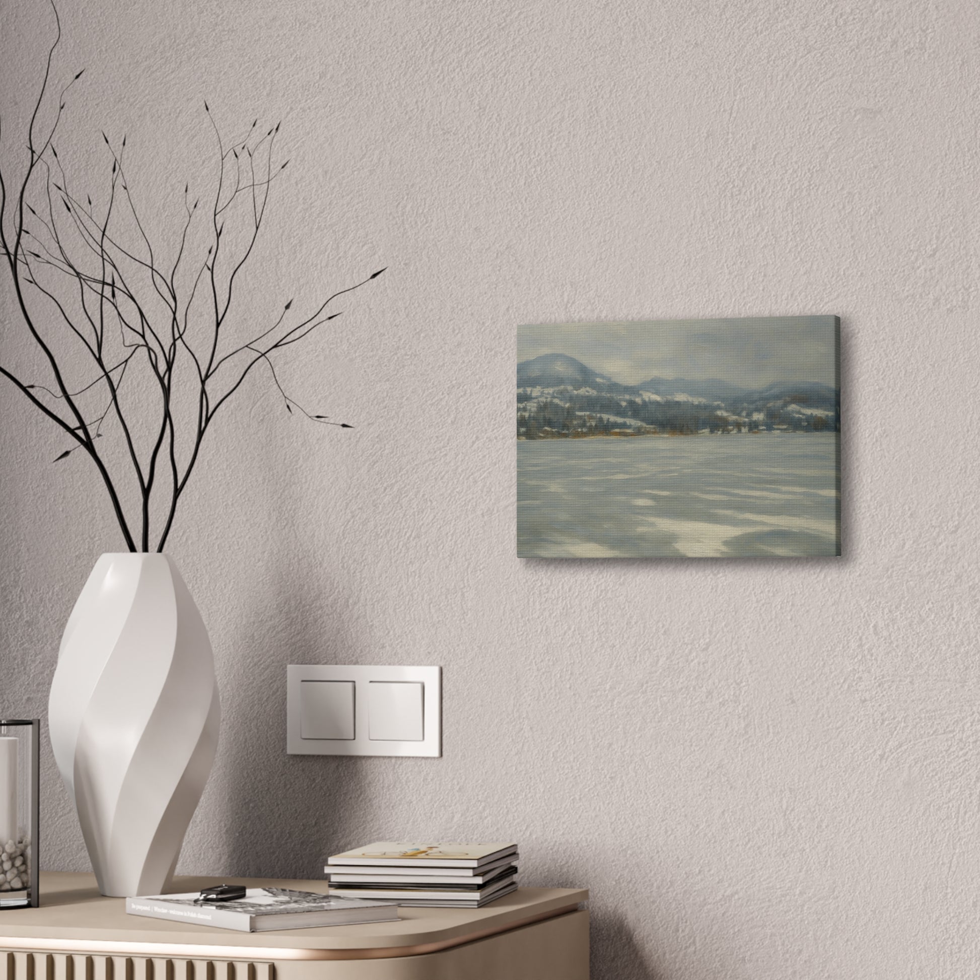 Serene Winter Landscape Canvas - TRV