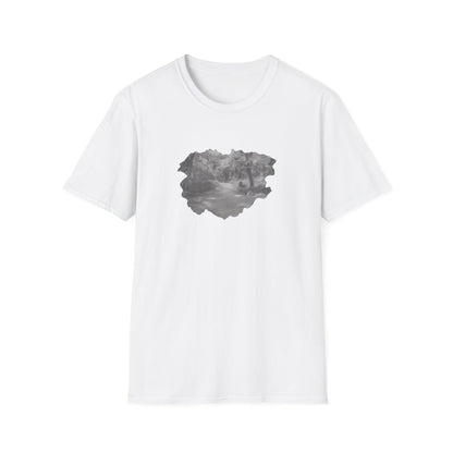 Serene Nature Landscape T-Shirt - Comfortable Unisex Tee, Outdoor Adventures, Nature Lover Gift, Casual Wear, Stylish Spring Top - TRV