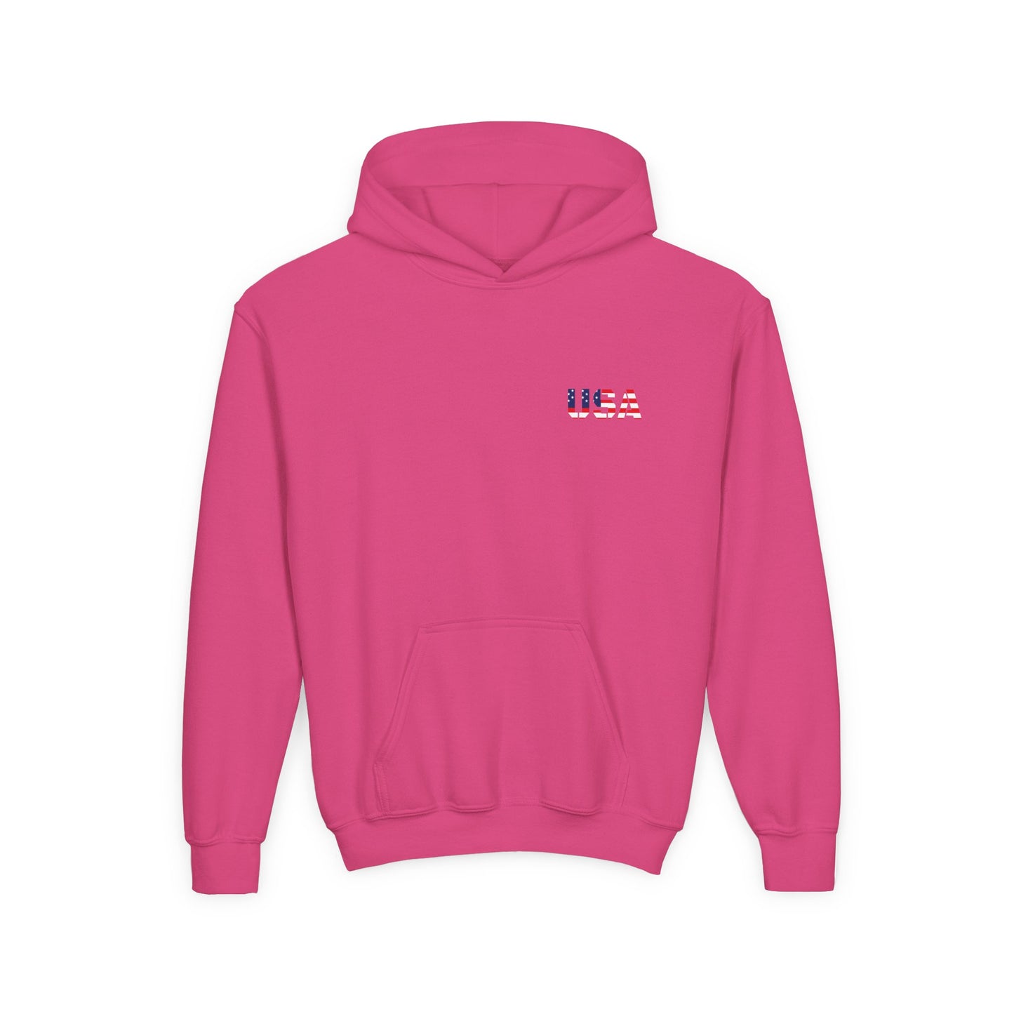 USA Flag Youth Hoodie, Youth Sweatshirt, Cool Hoodie for Kids, American Pride Apparel, Comfortable Boys and Girls Sweatshirt