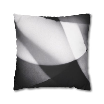 Abstract Black and White Photo Pillowcase, Square Pillowcase