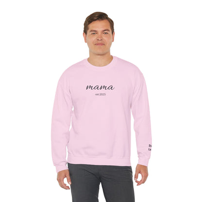 mama sweatshirt | simple script mom pullover - TRV