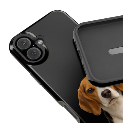 Beagle Photo Magnetic Impact Phone Case — Shockproof, Slim Protective Cover