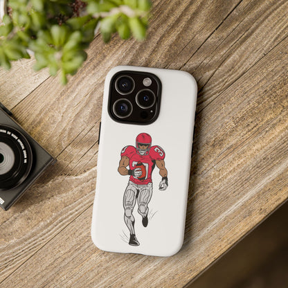 Football Player Tough Case, Sports Phone Cover, Athlete Gift, Tough Phone Case, Fall Sports, Football Lover's Accessory - TRV