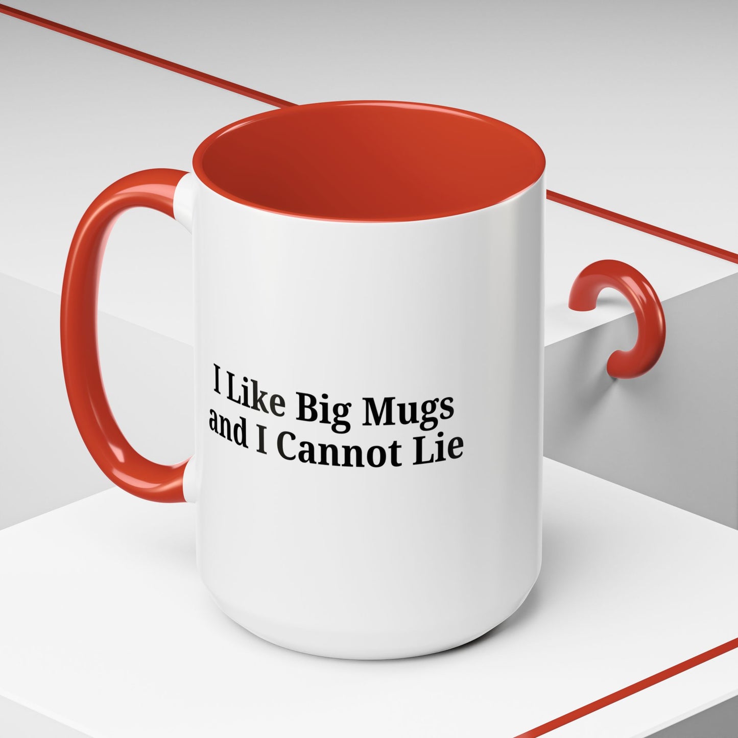 Funny Coffee Mug, I Like Big Mugs and I Cannot Lie, Gift for Coffee Lovers, Humor Mug, Birthday Gift, Office Decor - TRV