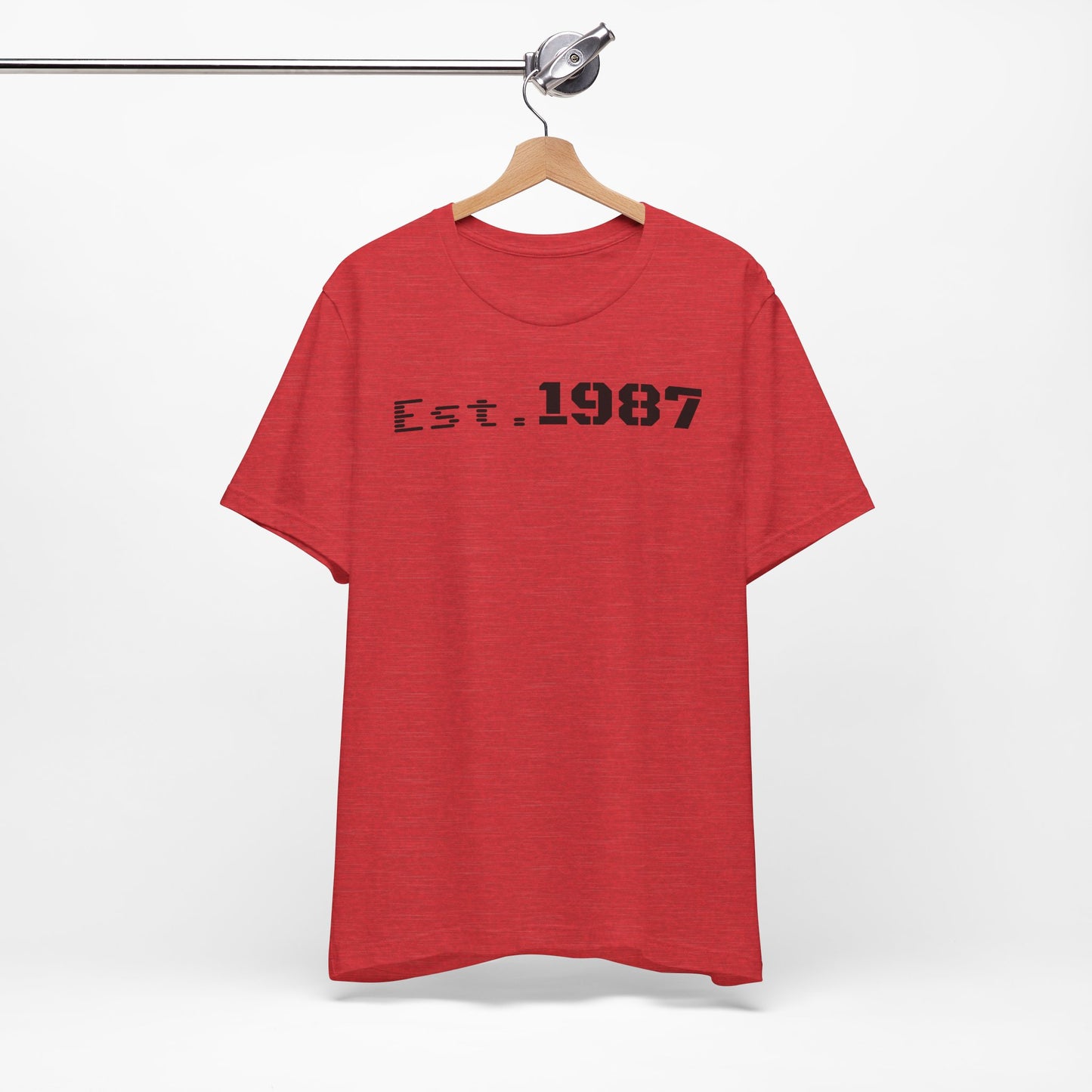 Est. 1987 Unisex Tee - Vintage Style Shirt, 80s Birth Year Gift, Casual Wear, Birthday T-Shirt, Retro Graphic Tee