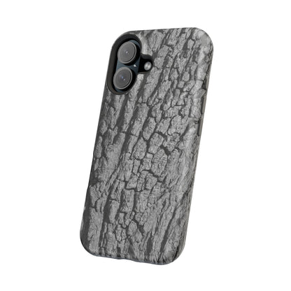 Bark Texture Magnetic Impact Phone Case