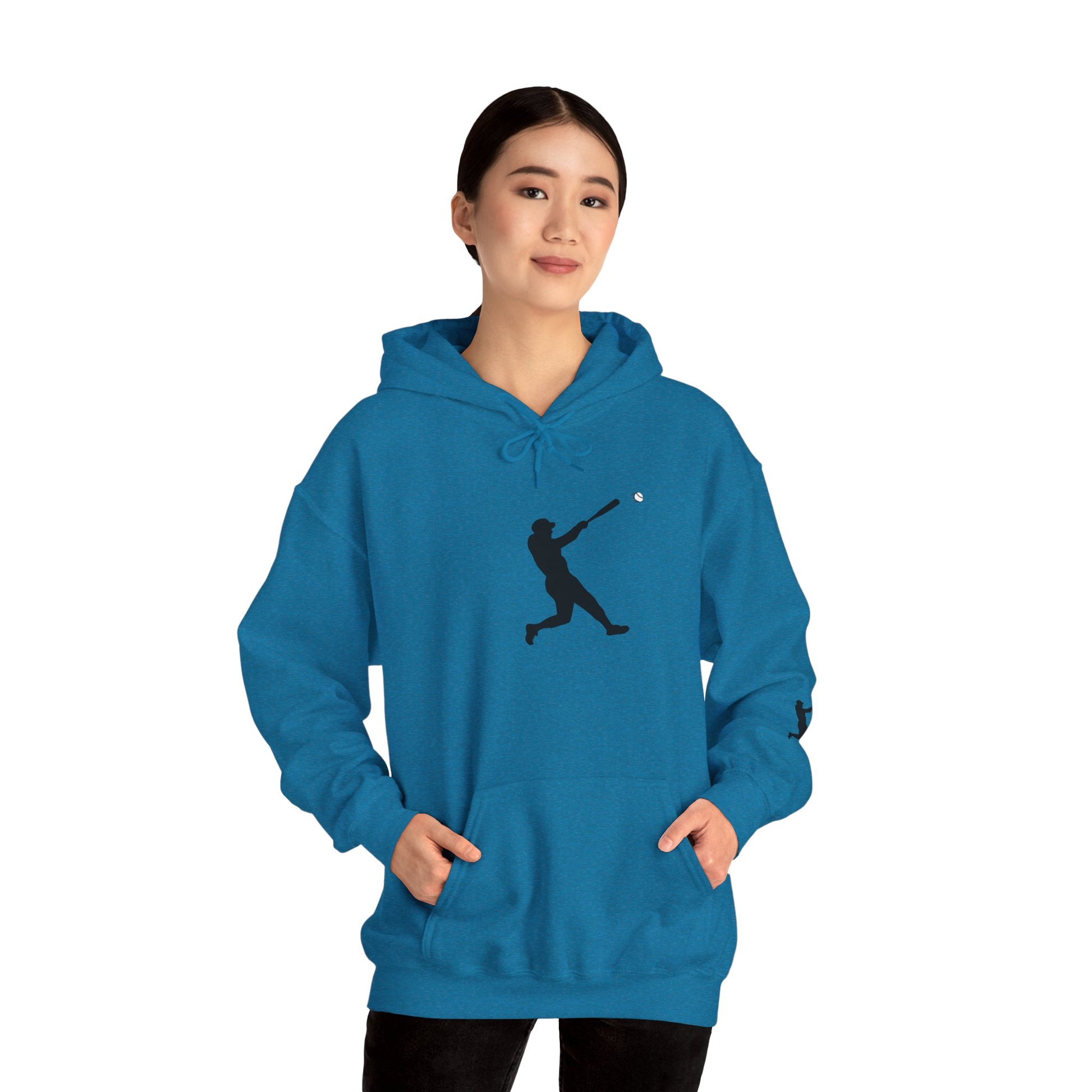 Baseball Swing Unisex Hoodie - Perfect Gift for Athletes, Sports Enthusiasts, Cozy Layer for Cool Days, Great for Team Spirit - TRV