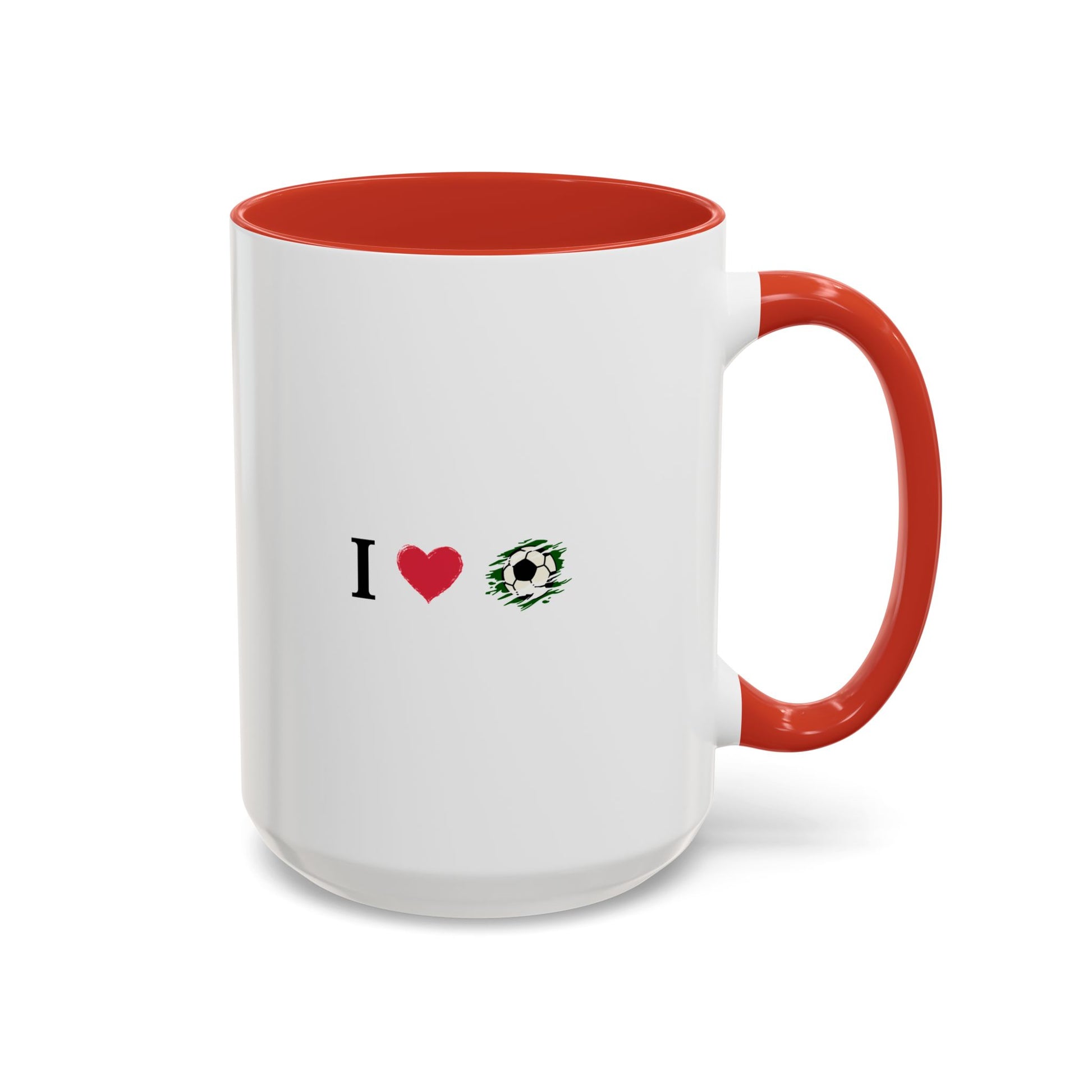 Soccer Love Mug - Accent Coffee Mug (11 & 15oz) | Perfect Gift for Soccer Fans, Sports Gifts, Customized Mugs, Birthday Present, Fan [...] - TRV