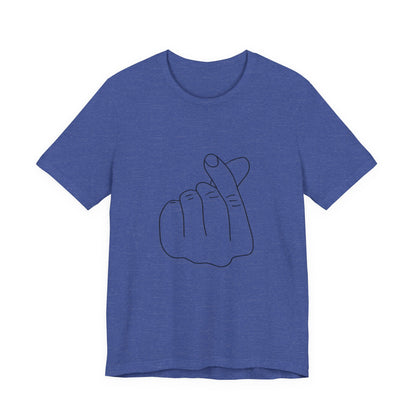 Minimalist Hand Sign Unisex Tee | Casual Everyday Wear | Perfect for Gift Givers