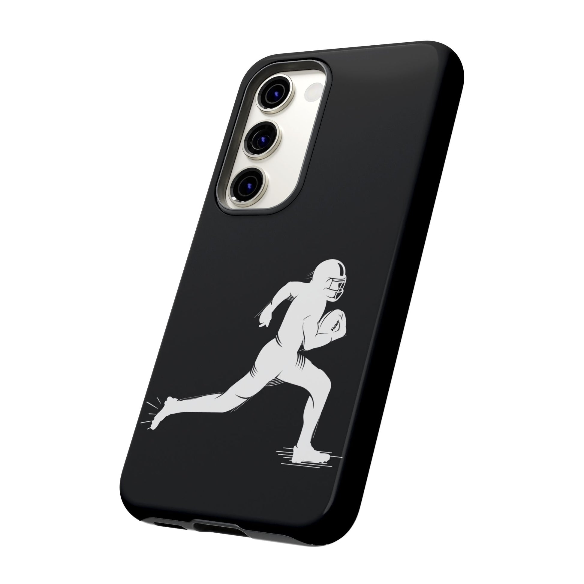 Football Player Phone Case, Tough Cases, Sports Phone Cover, Gift for Athletes, iPhone & Samsung Accessories, Running Player Design - TRV