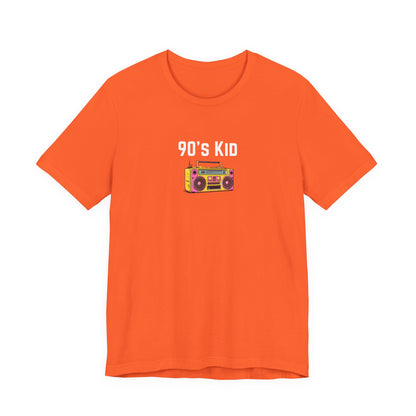 Retro Boombox Tee — 90s Kid Graphic T-Shirt