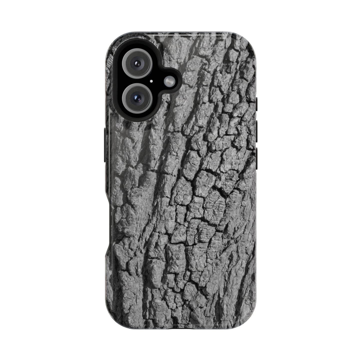 Bark Texture Magnetic Impact Phone Case