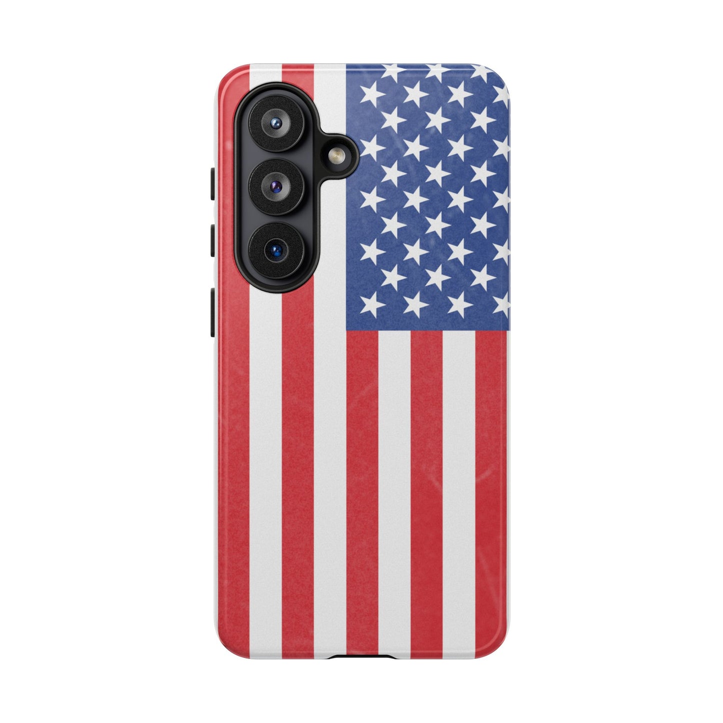 American flag tough phone case for iPhone, durable patriotic print Cover with bold flag design and rugged protection.