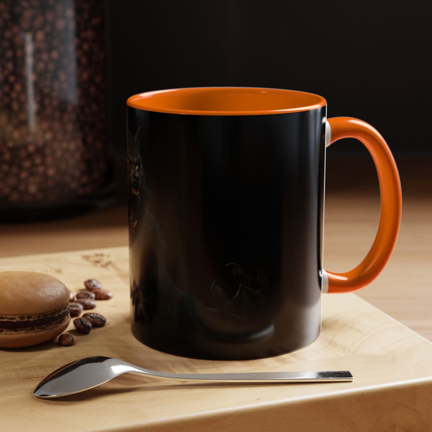 Howling Werewolf Coffee Mug - Perfect Gift for Horror Lovers, Wolf Enthusiasts, Halloween Decor, Unique Drinkware, Gothic Homeware