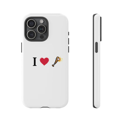 I Love Baseball Vibe Phone Case - Tough Cases for Sports Lovers, Gifts for Athletes, Fun Accessories, iPhone and Android Compatible - TRV