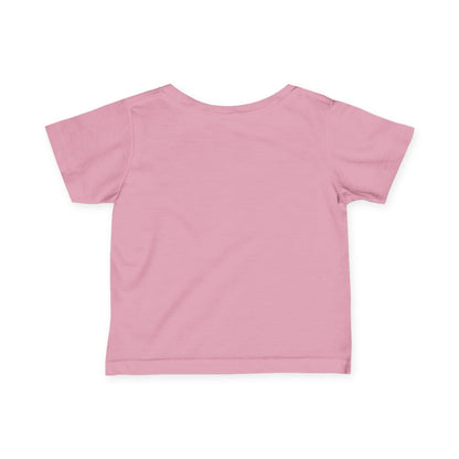 Cute infant tee by Printify featuring a sloth nap graphic, perfect for baby boys and girls, comfortable kids' clothing.