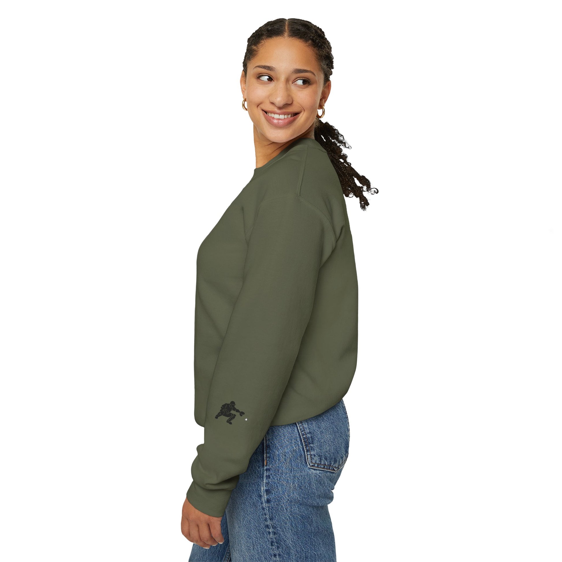 Baseball Catcher Crewneck Sweatshirt | Unisex Sports Apparel | Perfect for Game Days, Gifts, and Casual Wear | Baseball Lover's Gift - TRV