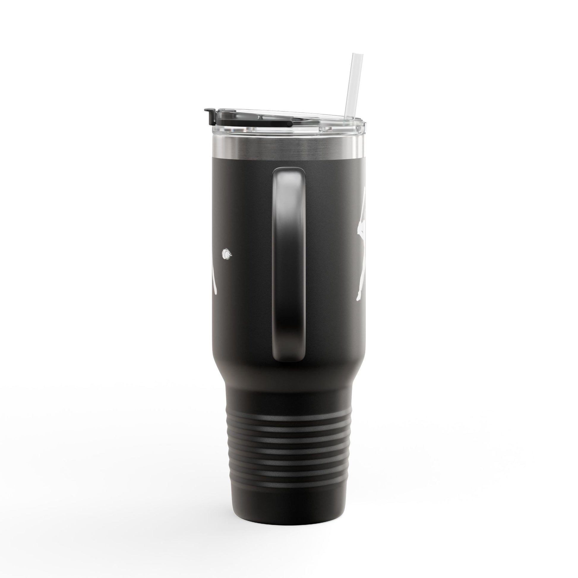 Baseball-Themed Insulated Travel Mug, Perfect for Fans & Athletes, Gift for Sports Lovers, 40oz Drinkware for Home & Road - TRV