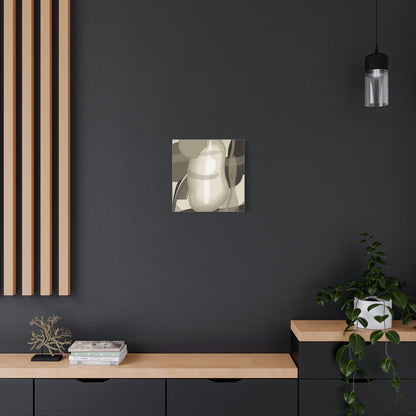Abstract Neutral Pear Still Life Canvas