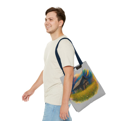 Rustic Charm Tote Bag | Boho Bag | Eco-Friendly Custom Design | Nature Lover Gift | Canvas Purse | Casual Carryall - TRV