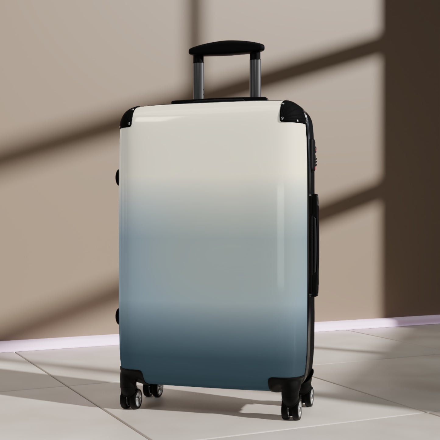 Gradient Carry-On Suitcase – Ombre Blue Travel Luggage
