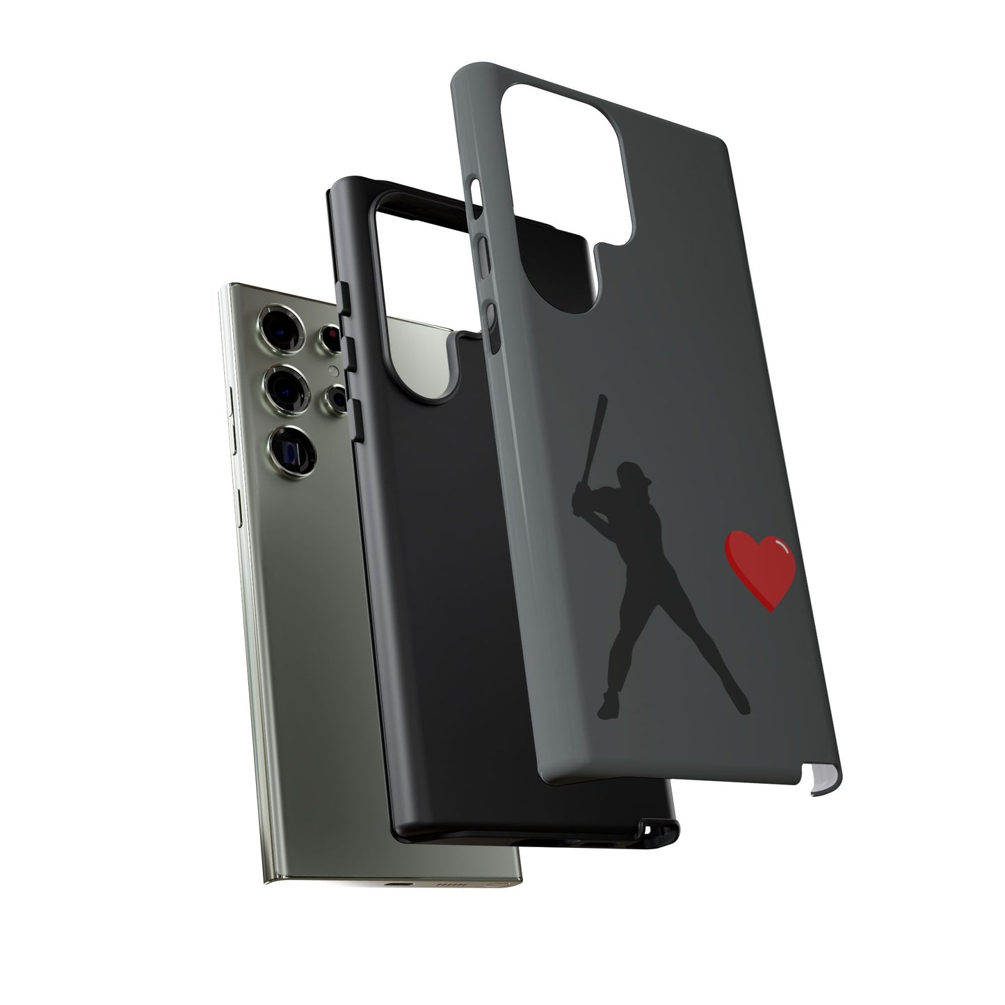 Printify Baseball Love phone case featuring a sports-themed design, durable protective cover for sports fans.