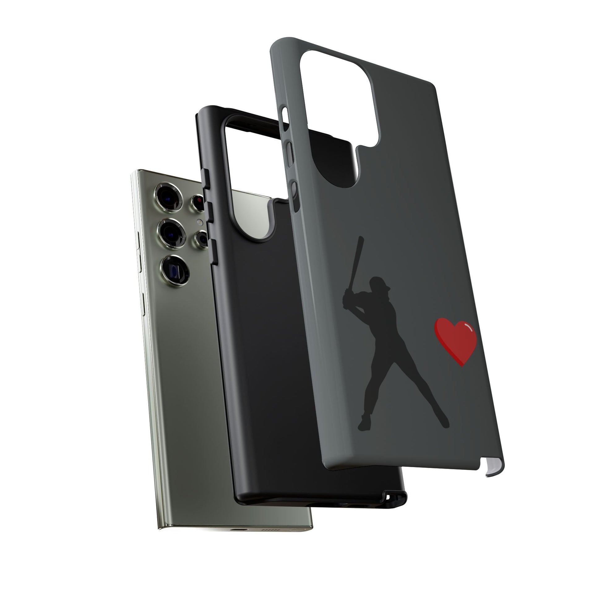 Printify Baseball Love phone case featuring a sports-themed design, durable protective cover for sports fans.