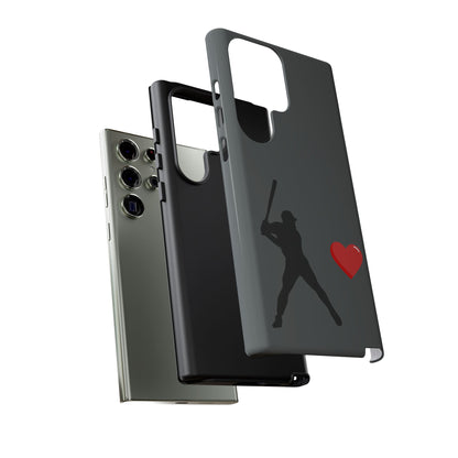Printify Baseball Love phone case featuring a sports-themed design, durable protective cover for sports fans.