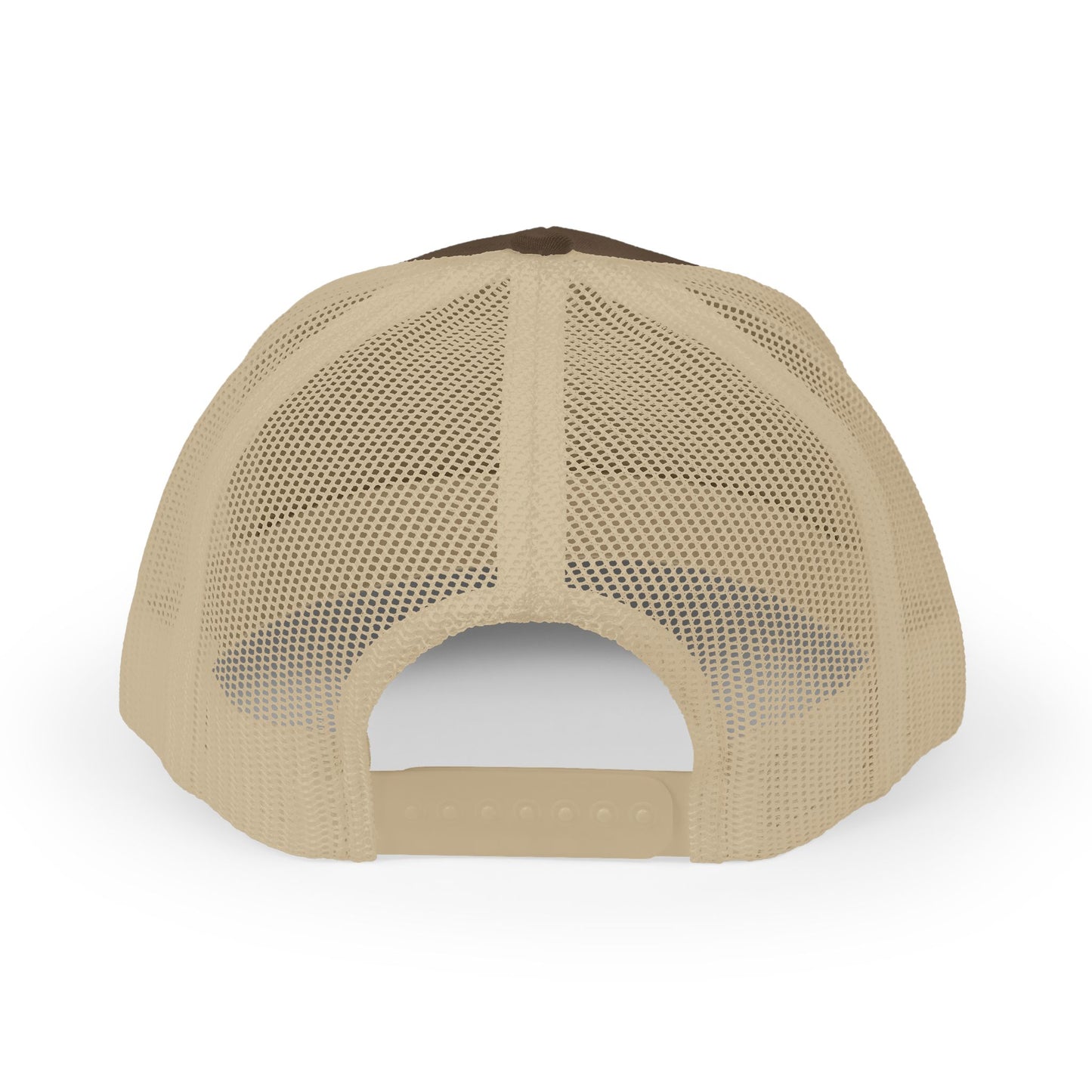 Vintage batter silhouette baseball snapback trucker cap by Printify, featuring a classic design and adjustable mesh back.