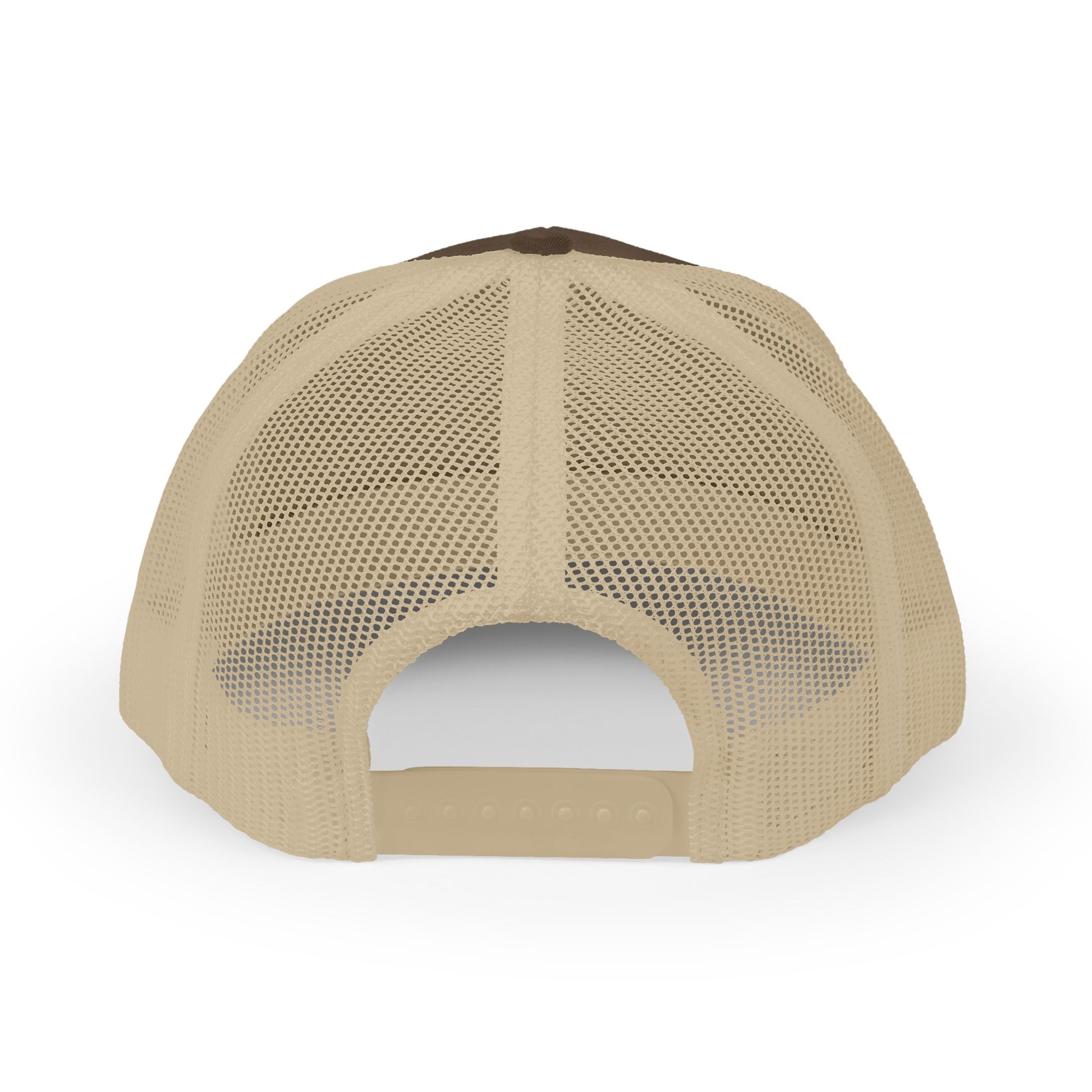 Vintage batter silhouette baseball snapback trucker cap by Printify, featuring a classic design and adjustable mesh back.