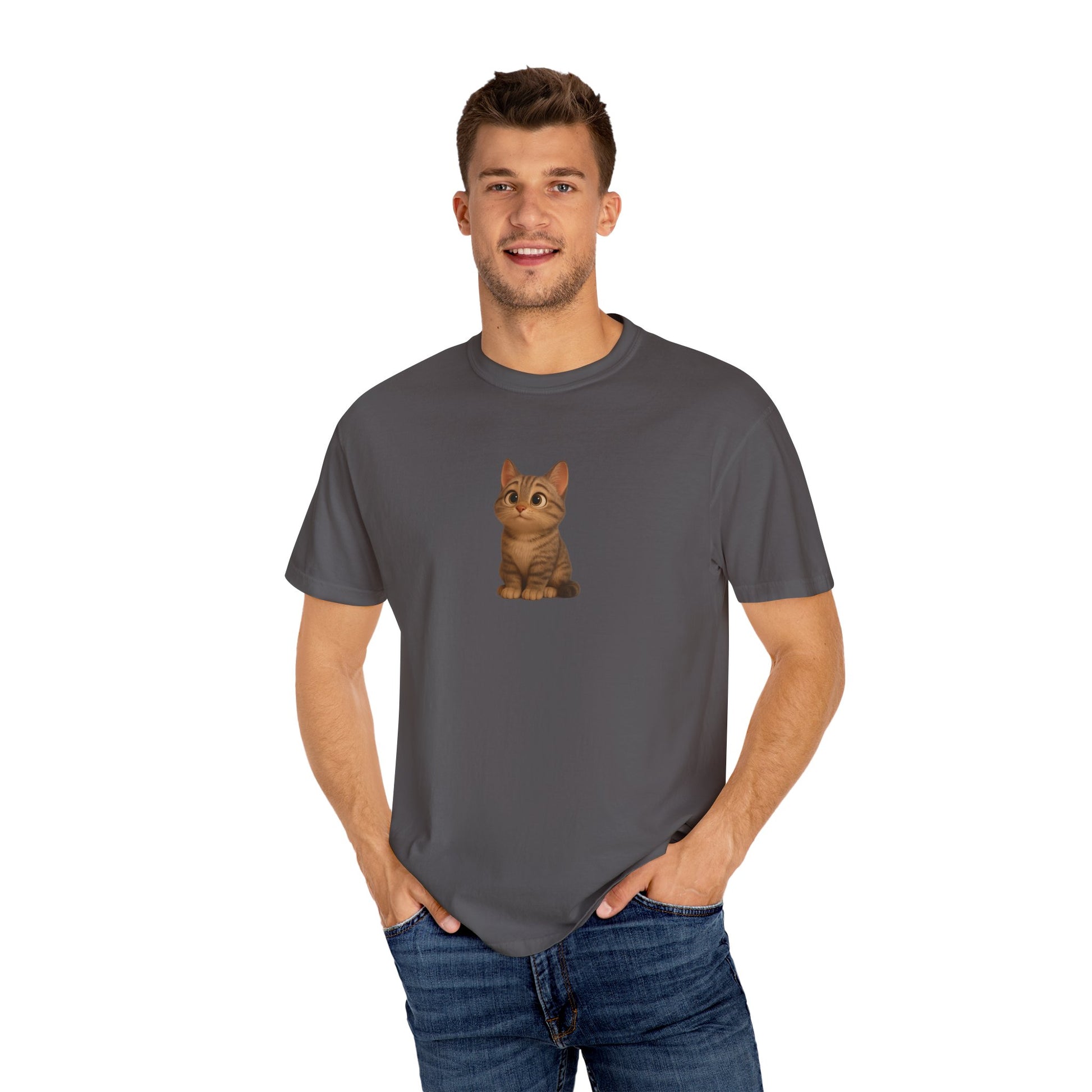 Cute Cat Graphic T-Shirt, Casual Wear, Cat Lover Gift, Everyday Tee, Animal Lover Apparel, Perfect for Birthdays & Holidays - TRV