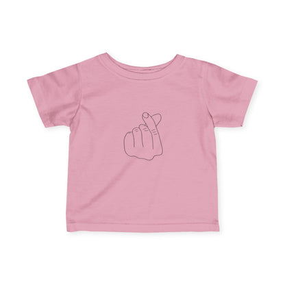 Cute Infant Tee with Love Hand Gesture Design