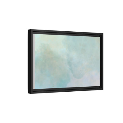 Soft abstract pastel watercolor design printed on matte canvas by Printify, showcasing a calming artistic wall decor piece.