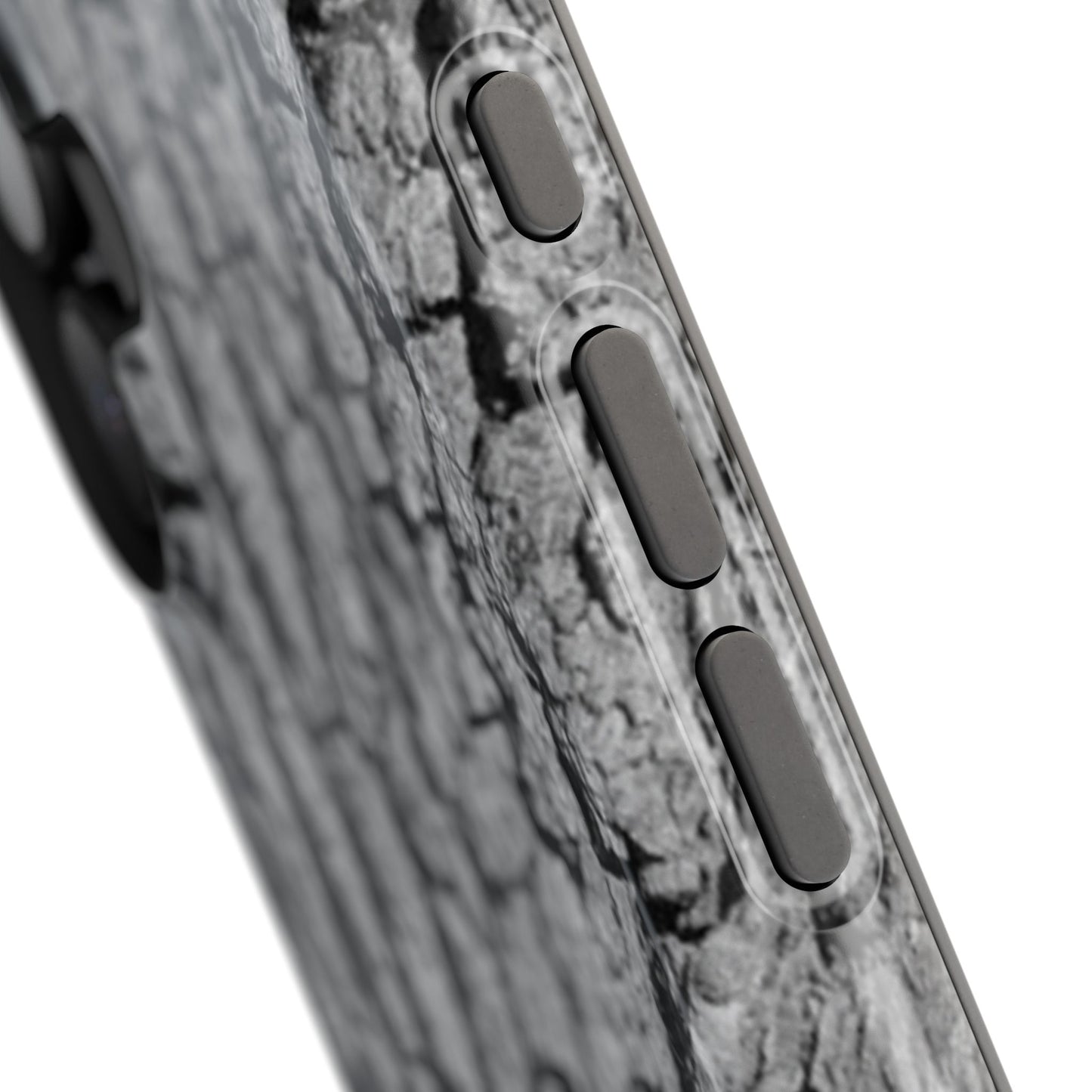 Bark Texture Magnetic Impact Phone Case