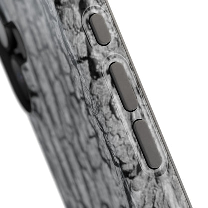 Bark Texture Magnetic Impact Phone Case