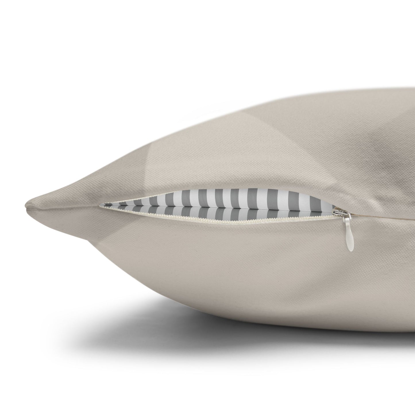 Neutral Abstract Swirl Pillowcase | Square Pillowcase, Spun Polyester