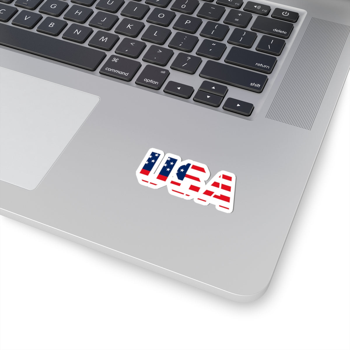 USA Flag Kiss-Cut Stickers | patriotic decor, laptop stickers, USA pride, July 4th decorations, personalized gifts - TRV